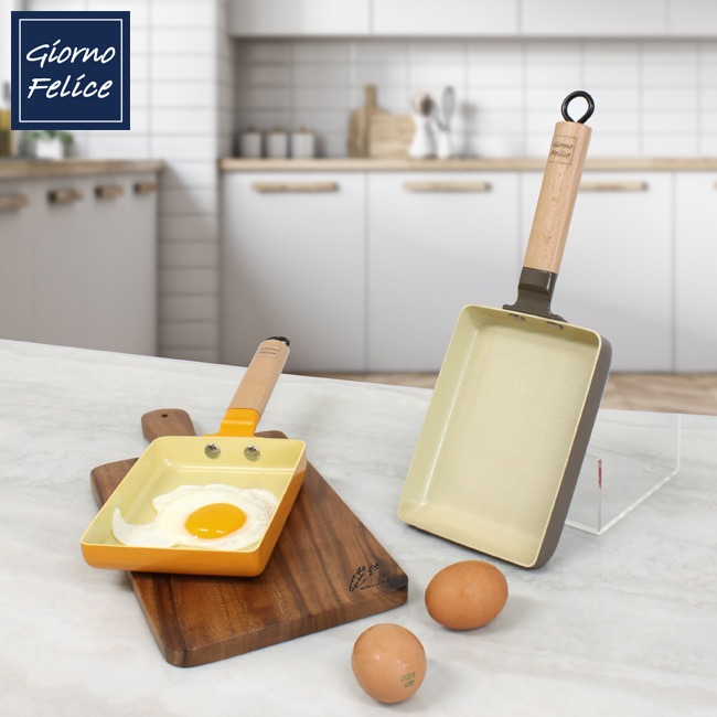 [Giorno Felice] Induction Multi Rectangle Frying Pan 2color (GF-IS)
